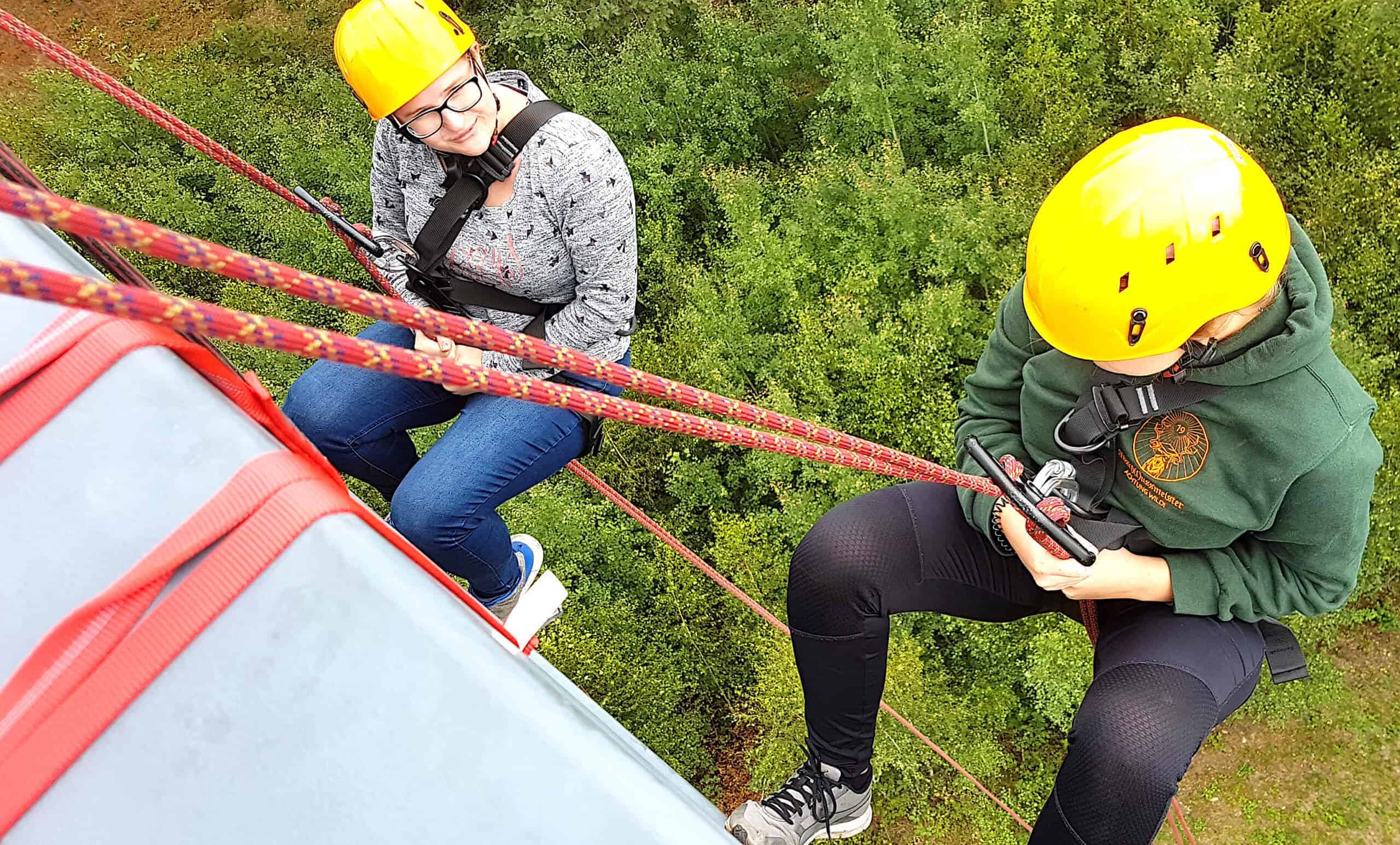 Abseilen Steinitzer Treppe © Prima-Abenteuer TEAM