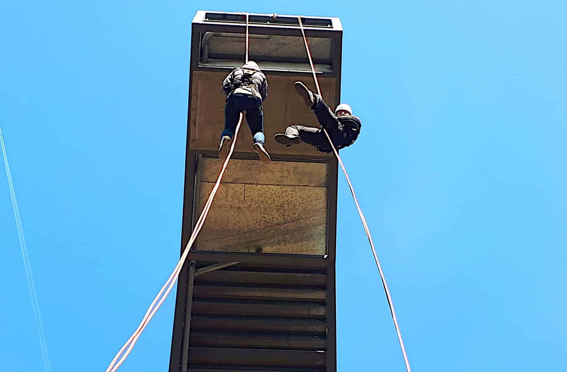 Abseilen Steinitzer Treppe © Prima-Abenteuer TEAM