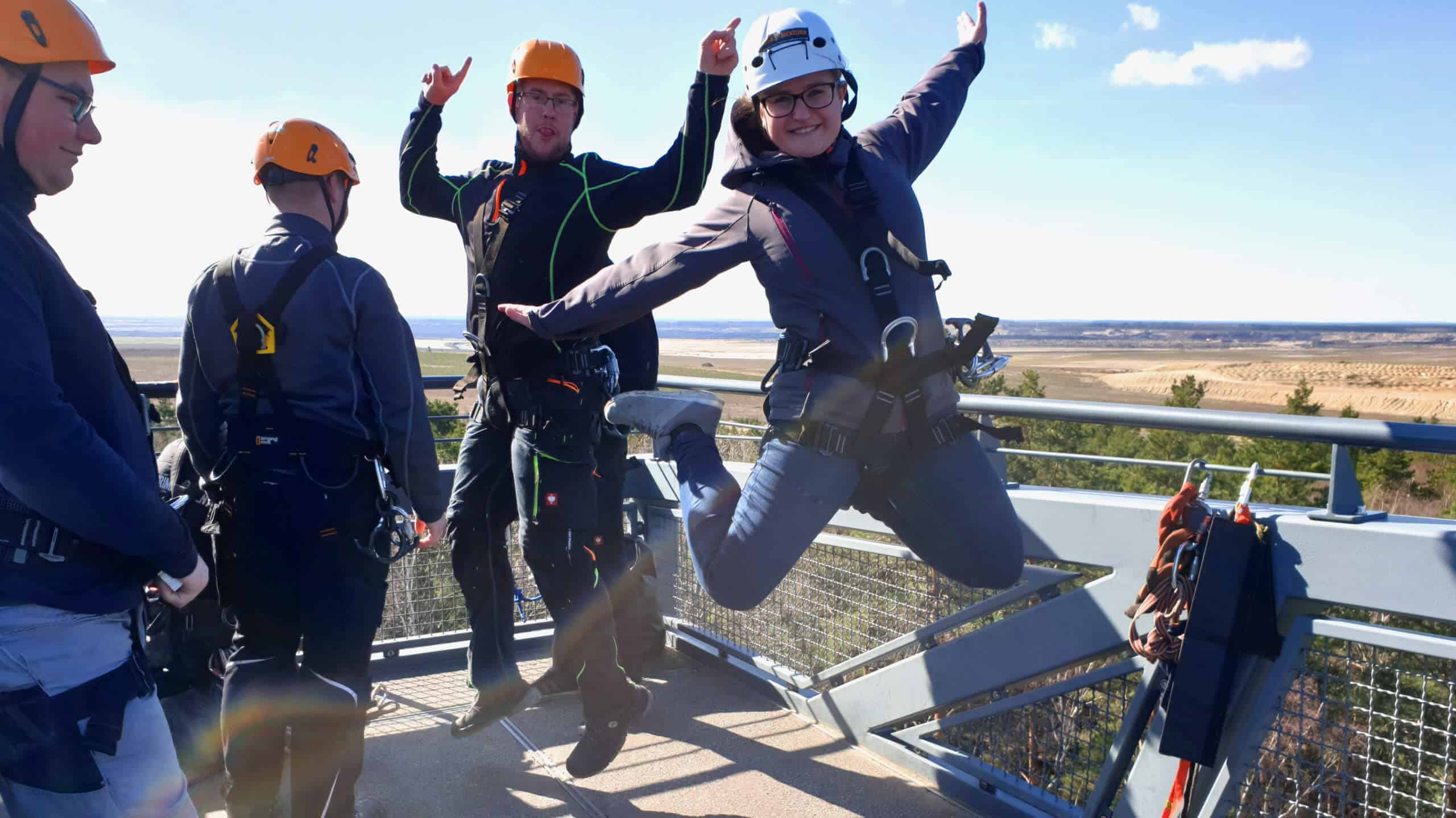 Abseilen Steinitzer Treppe © Prima-Abenteuer TEAM